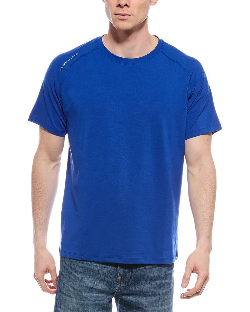 Peter Millar Aurora Performance T-Shirt Blue