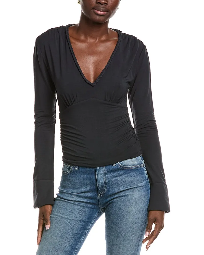 Chaser Sleek Jersey Rodeo Top Blue