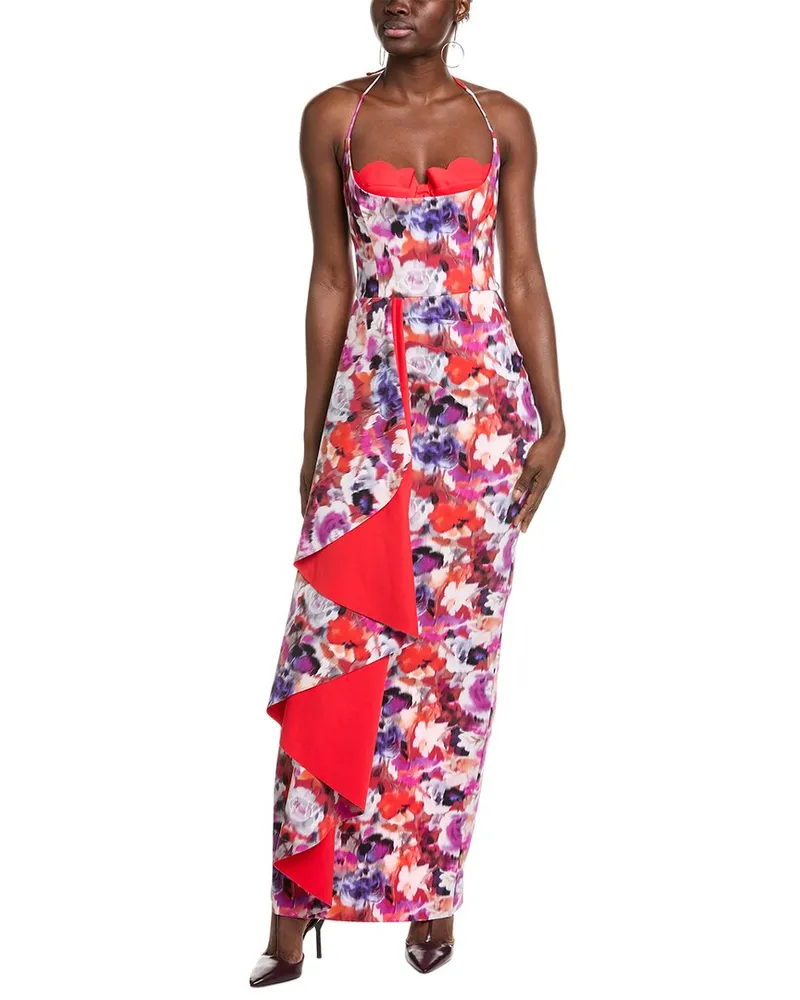 Chiara Boni Eonor Gown Blue