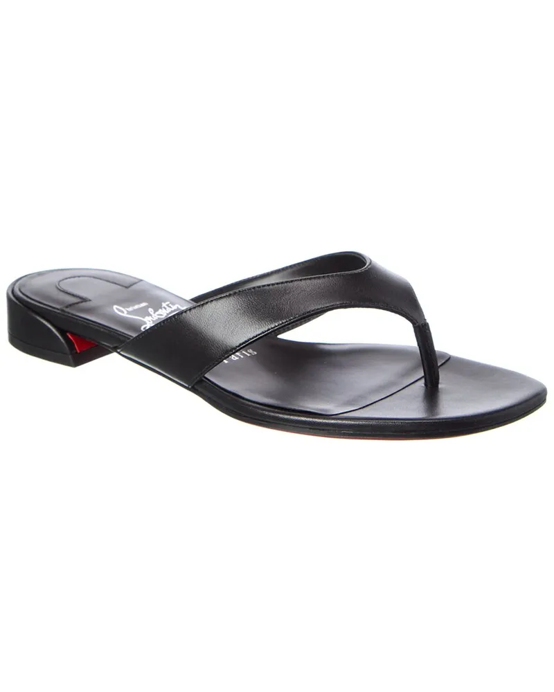 Christian Louboutin Sweet Jane Leather Sandal Black