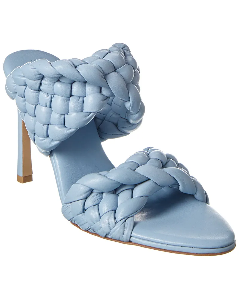Bottega Veneta BV Curve Leather Sandal Blue