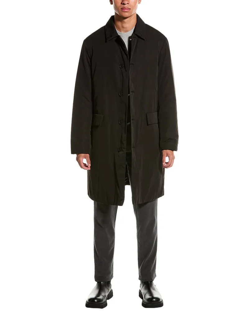 Armani Exchange Trench Coat Black