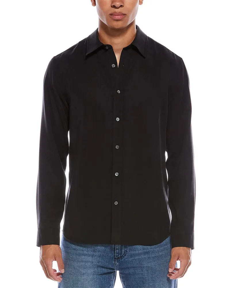Theory Hugh Shirt Black