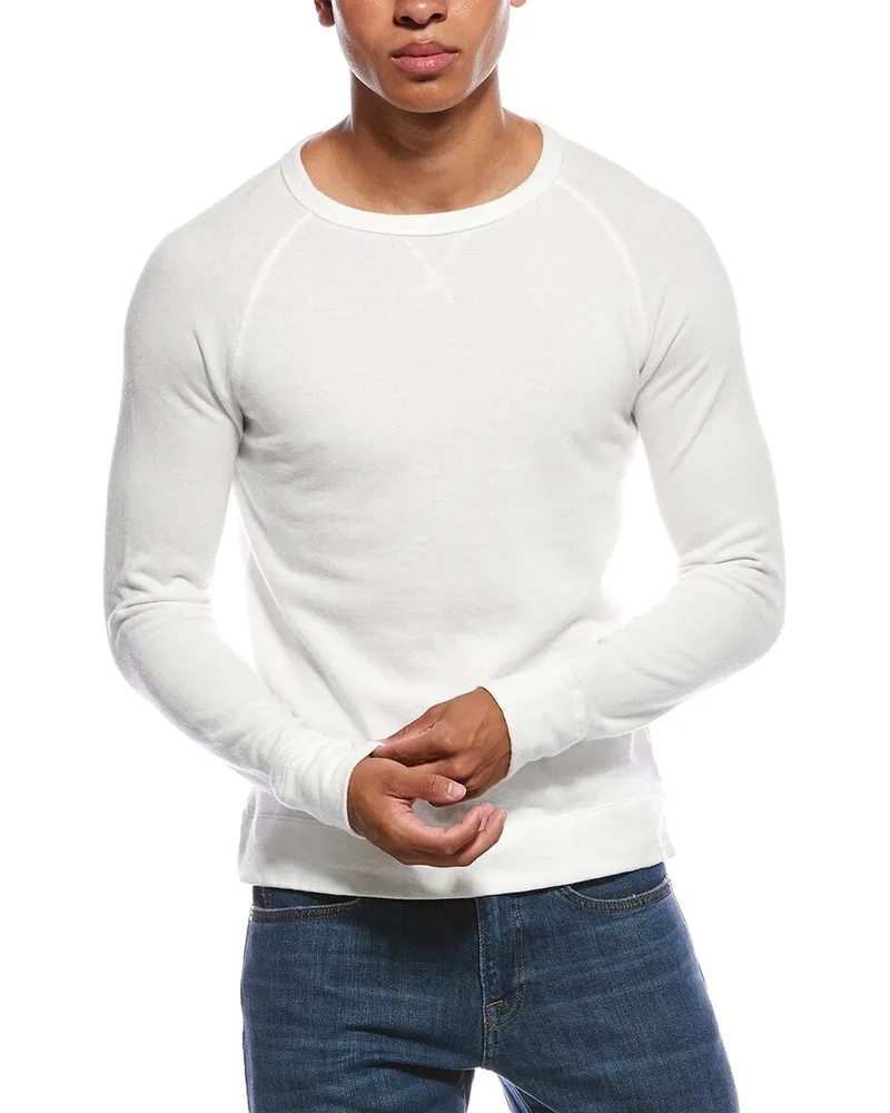 Officine Generale Officine Generale Rudy Light French Terry Sweatshirt White