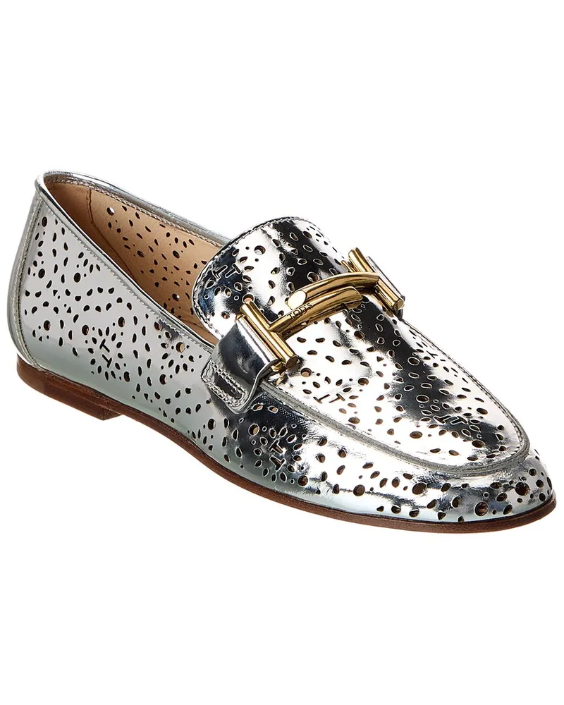 TOD'S TOD’s Leather Loafer Silver