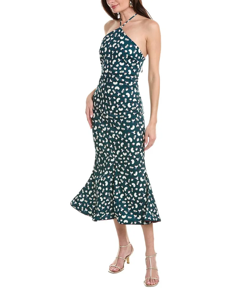 AGUA BENDITA Ati Cosecha Midi Dress Blue