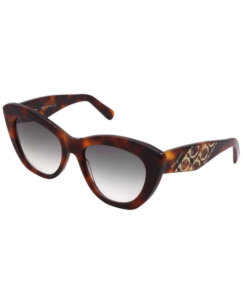 Ferragamo Women's SF1022/S 53mm Sunglasses Brown