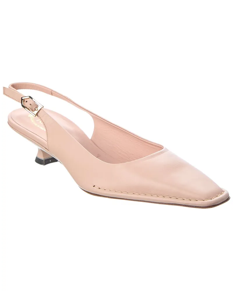 TOD'S TODs Leather Slingback Pump Brown