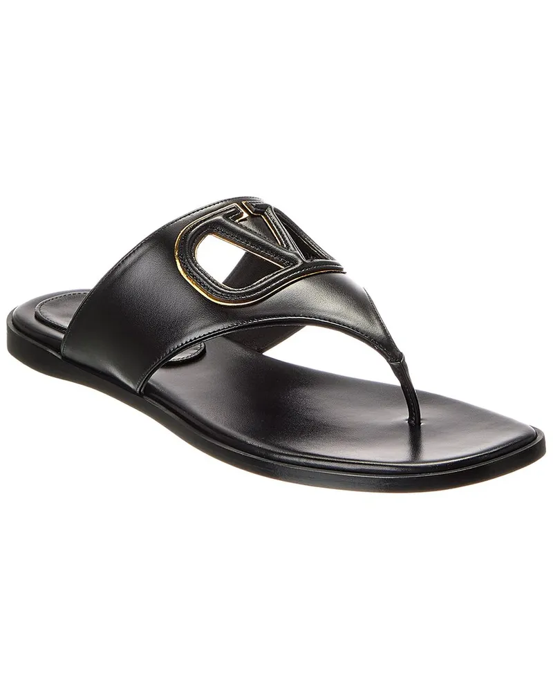 Valentino Garavani VLogo Leather Sandal Nocolor