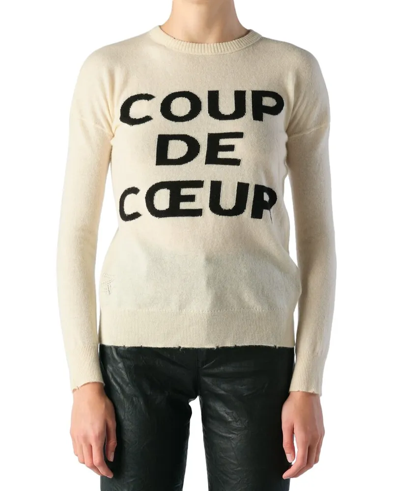 Zadig & Voltaire Gaby Wool & Cashmere-Blend Sweater Beige