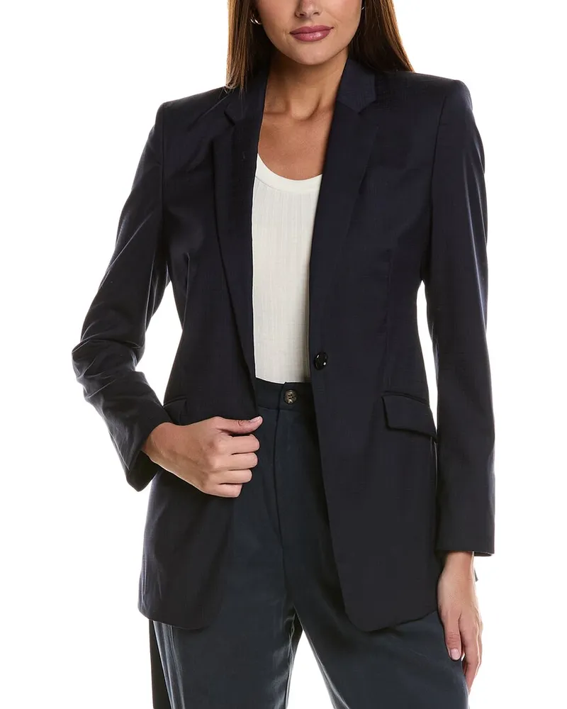 HUGO BOSS Janeri 3 Wool Blazer Blue