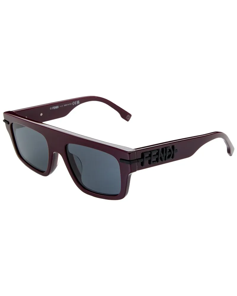 Fendi Men's FE40091U 54mm Sunglasses Red