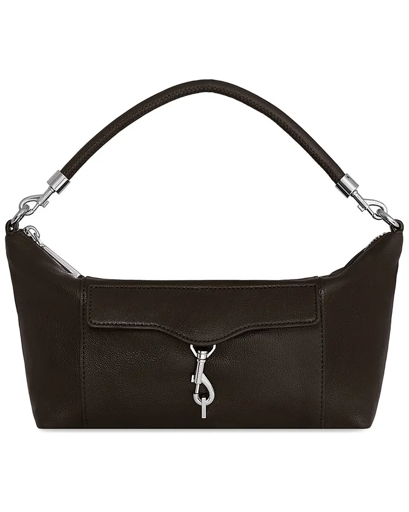 Rebecca Minkoff M.A.B. Nano Leather Shoulder Bag Brown