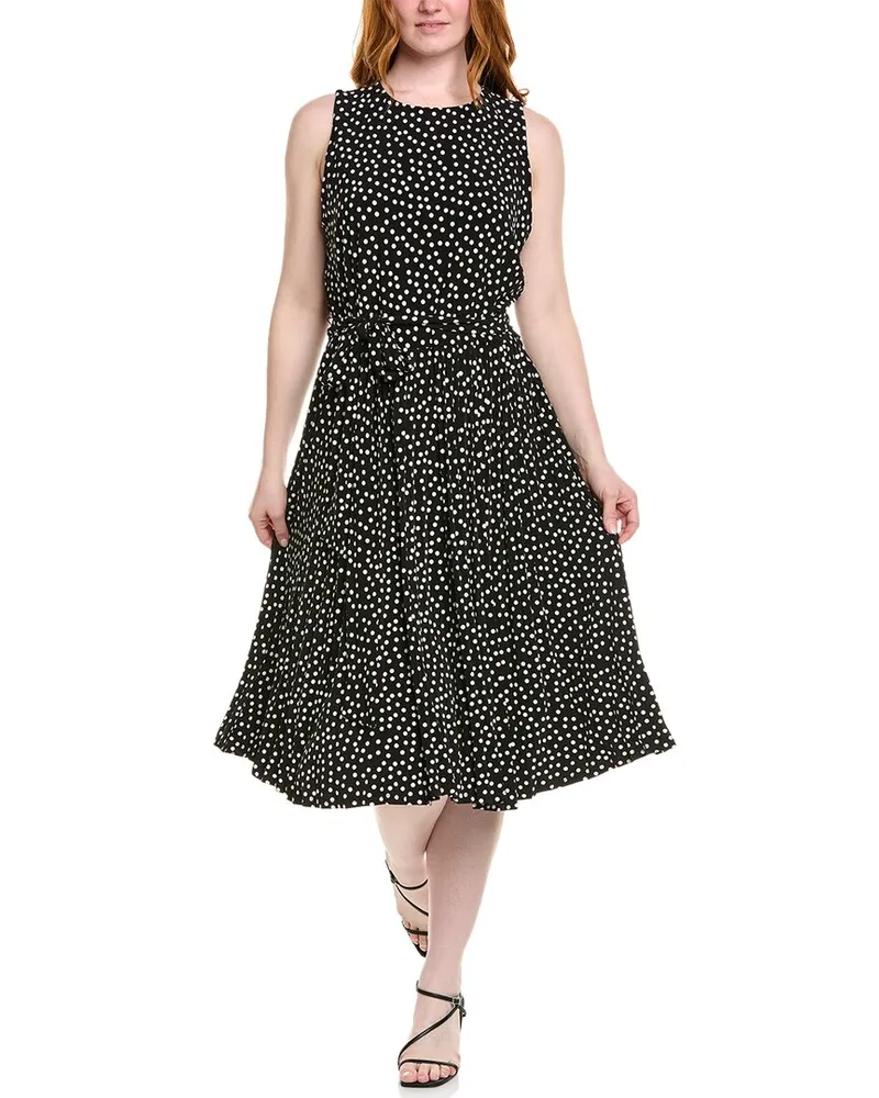 Anne Klein Plus Midi Dress Black