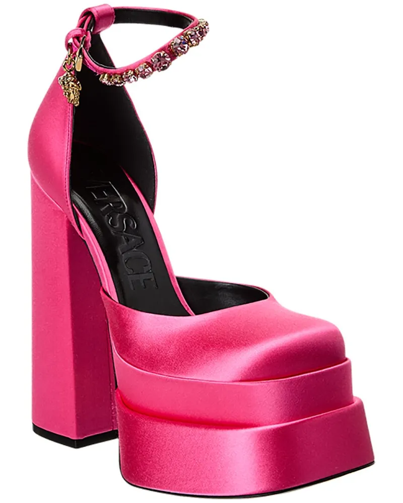Versace Medusa Satin Platform Pump Nocolor