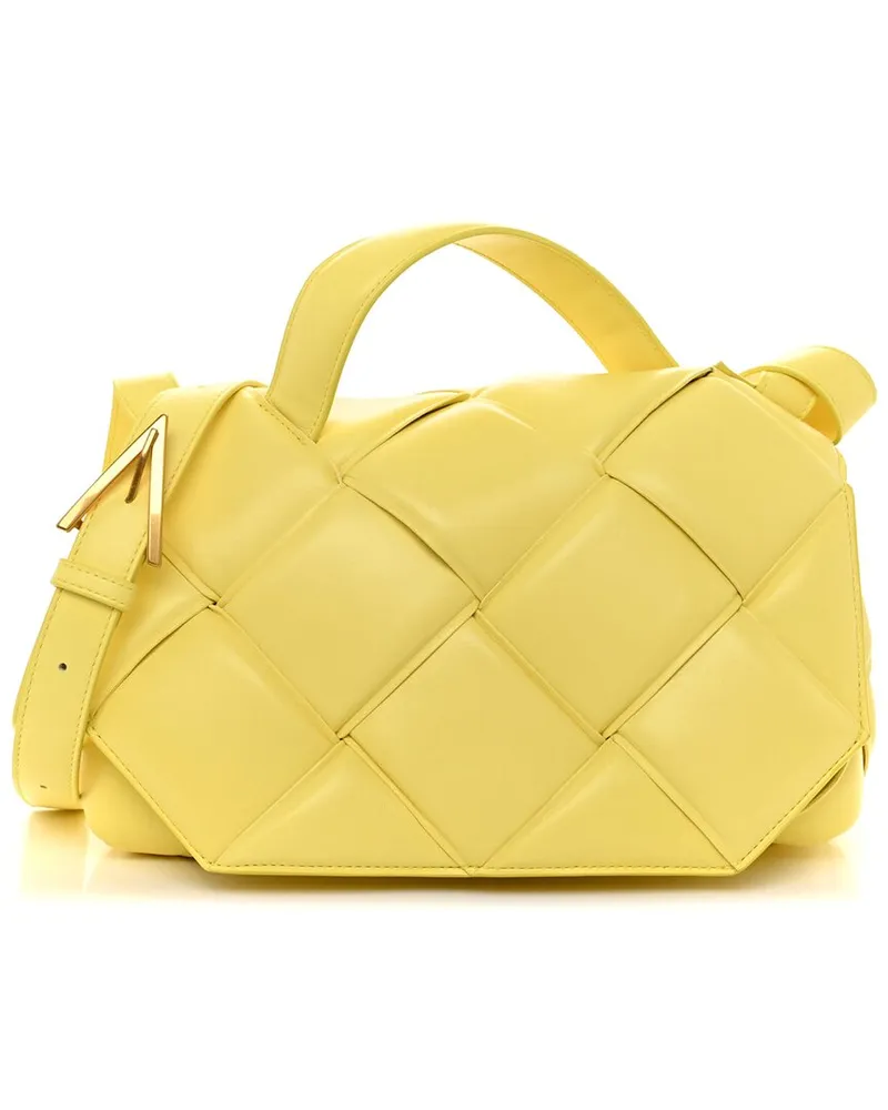 Bottega Veneta Sherbert Nappa Leather Padded Top Handle Shoulder Bag  (Authentic Pre-Loved Nocolor