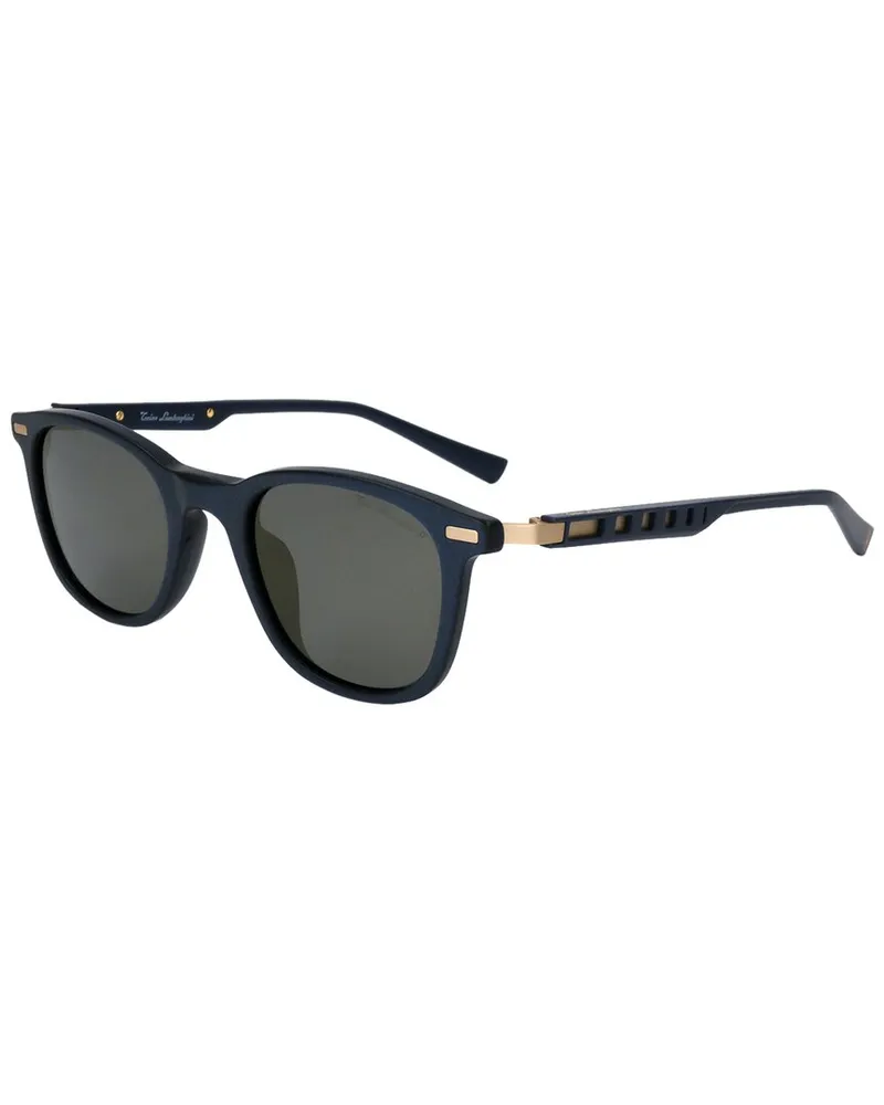 Tonino Lamborghini Men's TL310S 49mm Polarized Sunglasses Blue