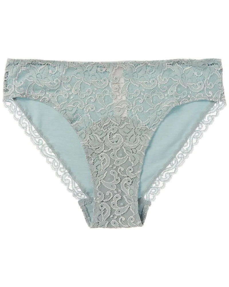 Hanro Moments Lace Bikini Blue