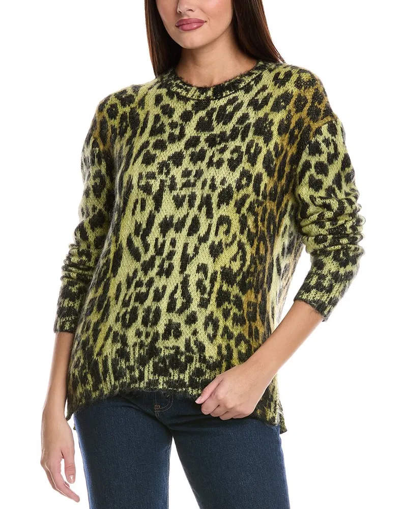 AllSaints Lex Mohair-Blend Jumper Green