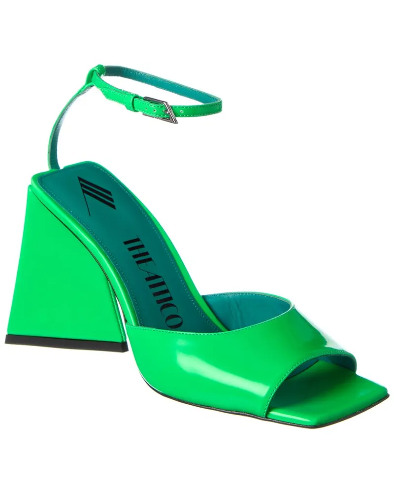 ATTICO Piper Leather Sandal Green