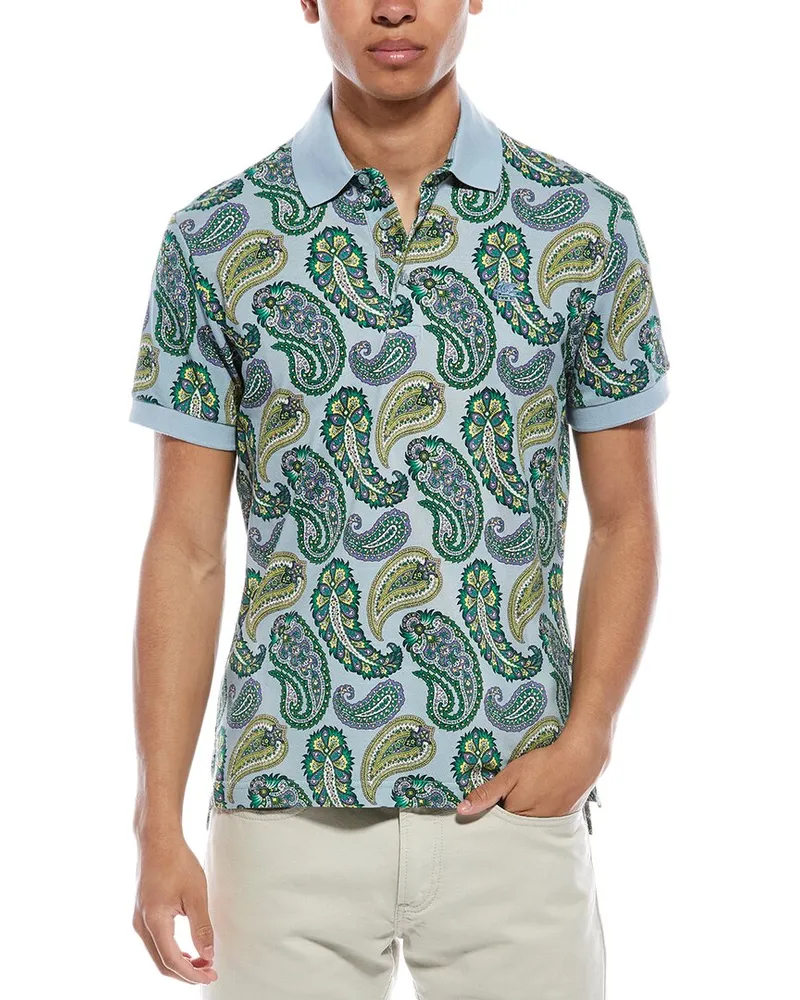 Etro Roma Polo Shirt Blue