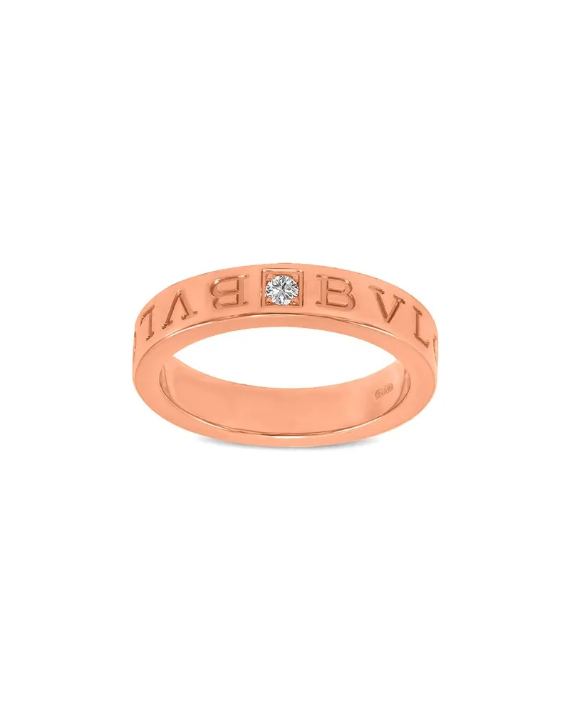 Bulgari 18K Rose Gold 0.01 ct. tw. Diamond Ring Nocolor