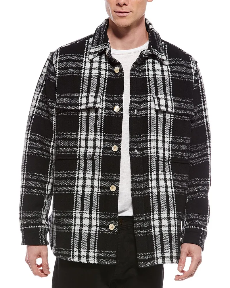 AllSaints Imber Relaxed Fit Shirt Black