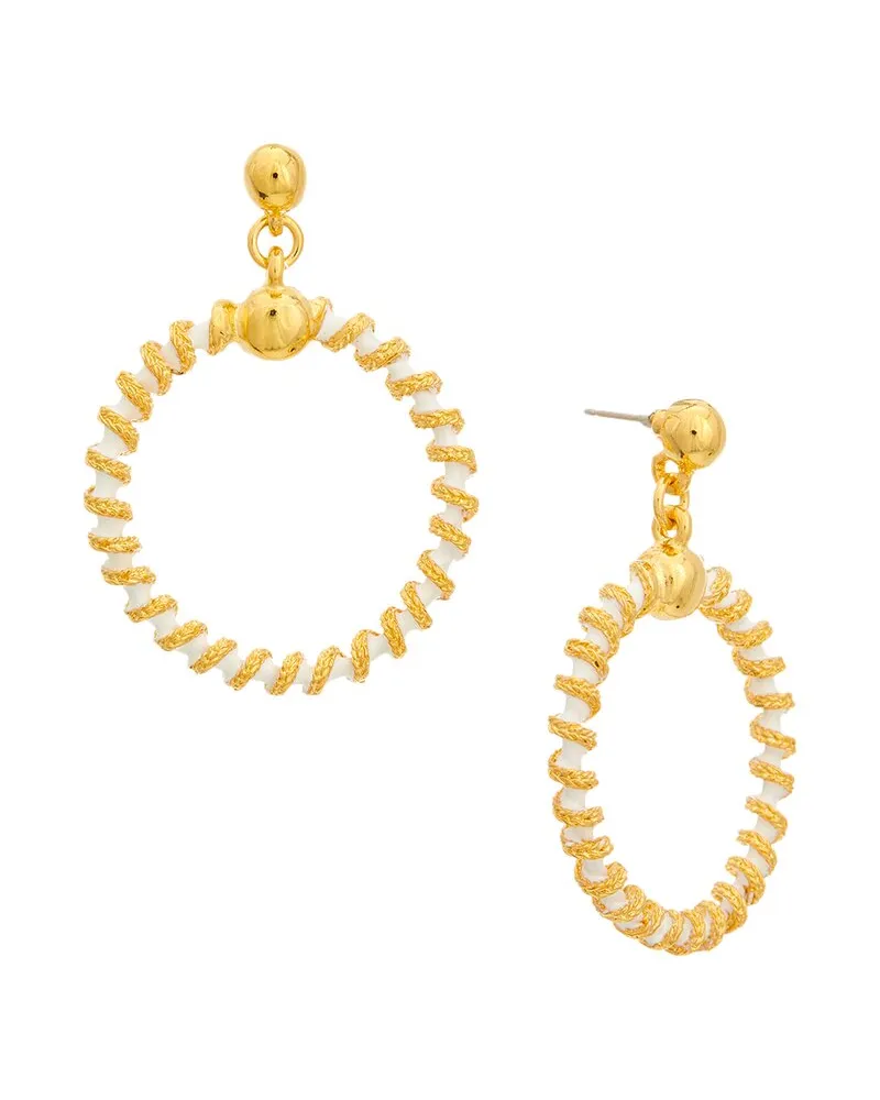 Kenneth Jay Lane 22K Plated Earrings Nocolor