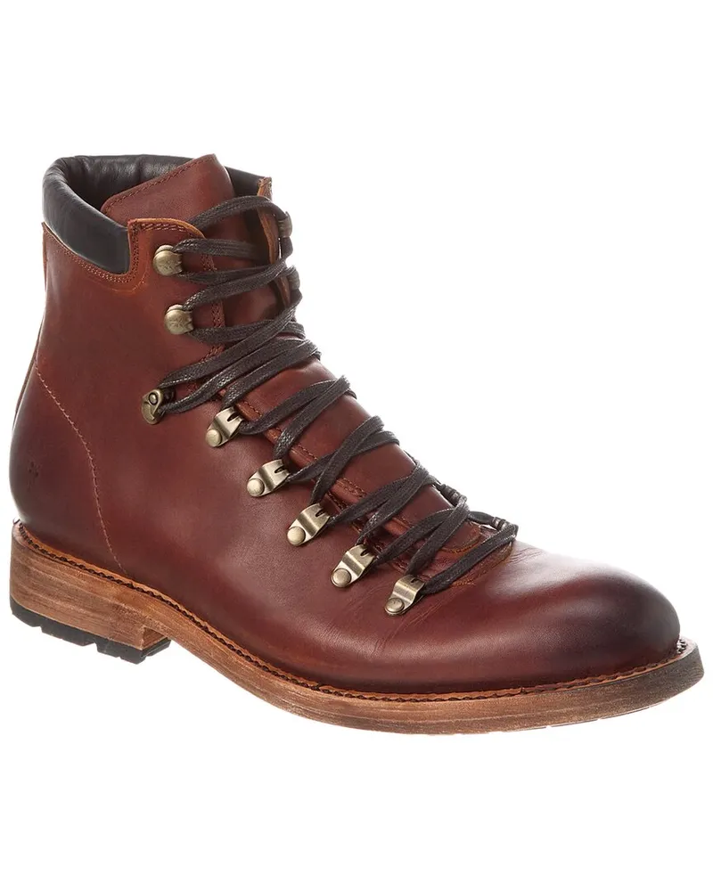 Frye Bowery Leather Hiker Boot Brown