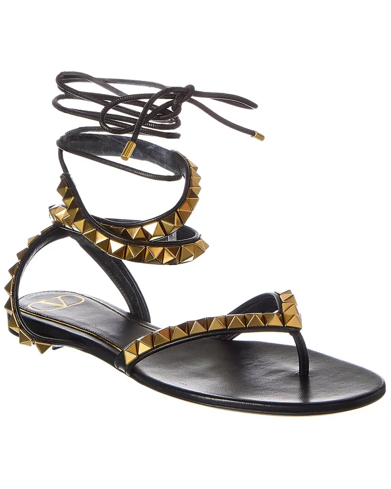 Valentino Garavani Rockstud No Limit Leather Sandal Nocolor