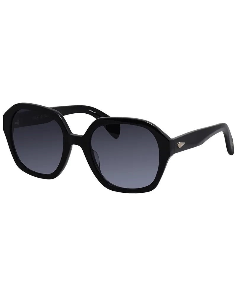Rag & Bone Women's 1063 53mm Sunglasses Black
