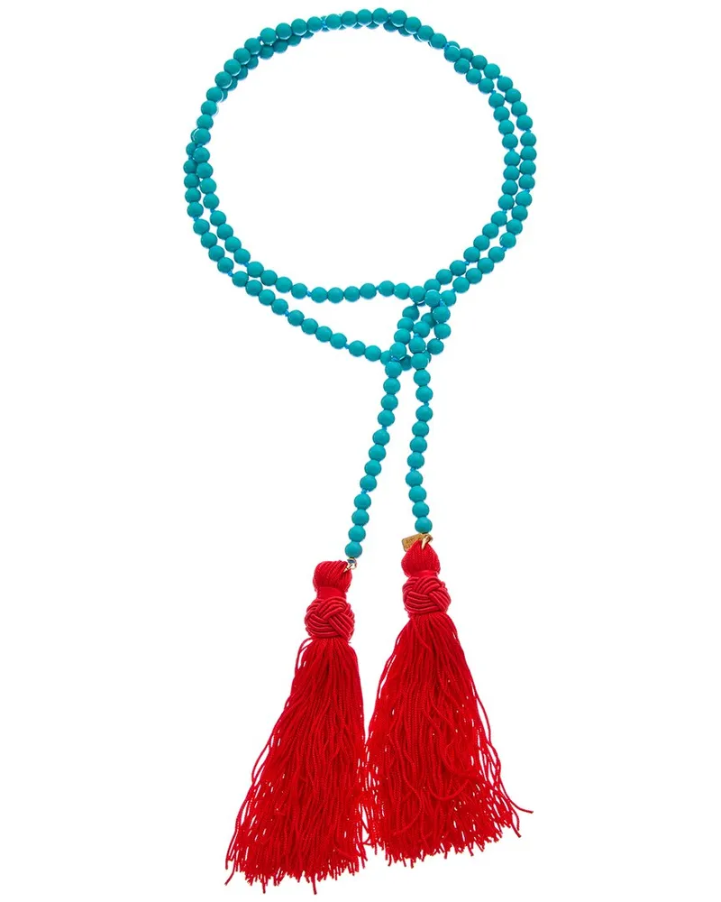 Kenneth Jay Lane Resin Lariat Necklace Nocolor
