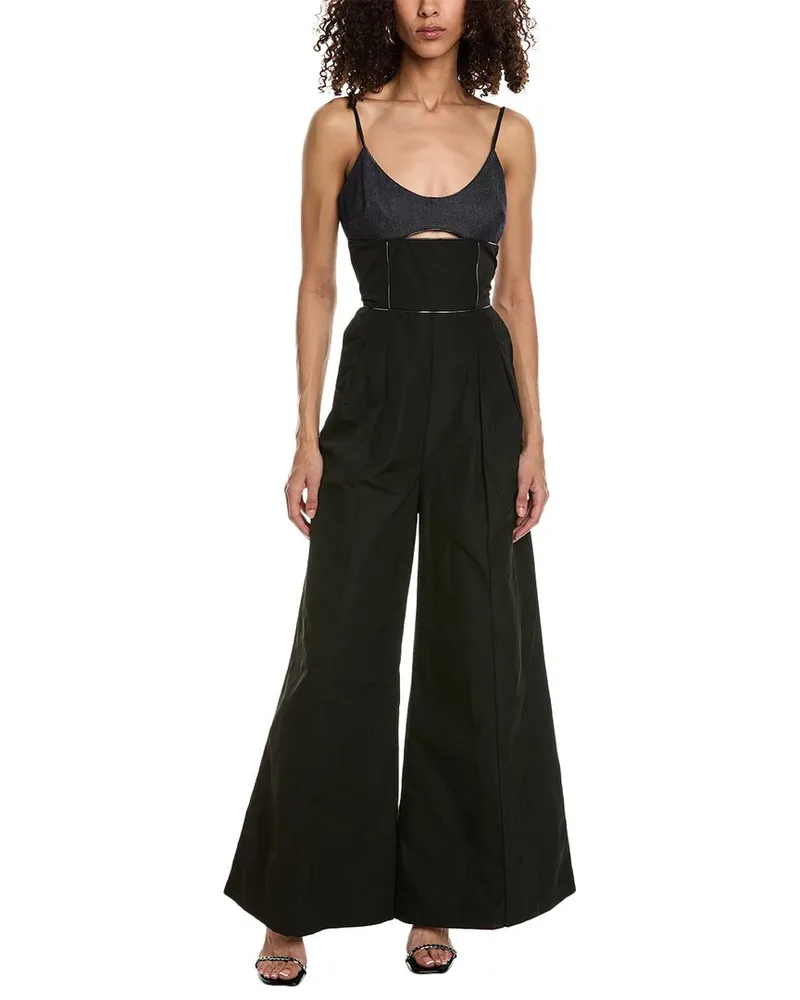 ET OCHS Weston Cutout Jumpsuit Black