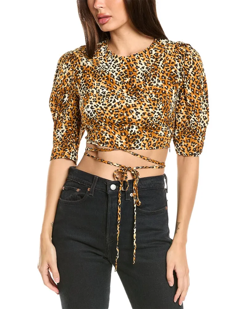 Maje Top Brown