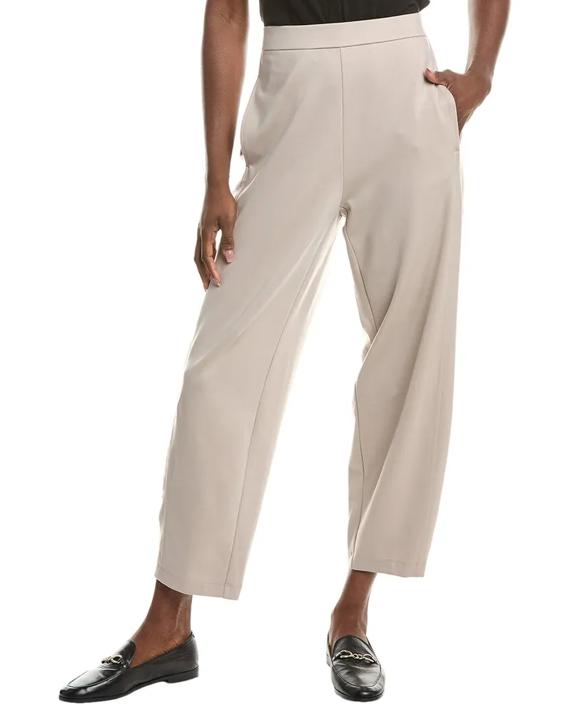 Eileen Fisher Lantern Ankle Pant Gray