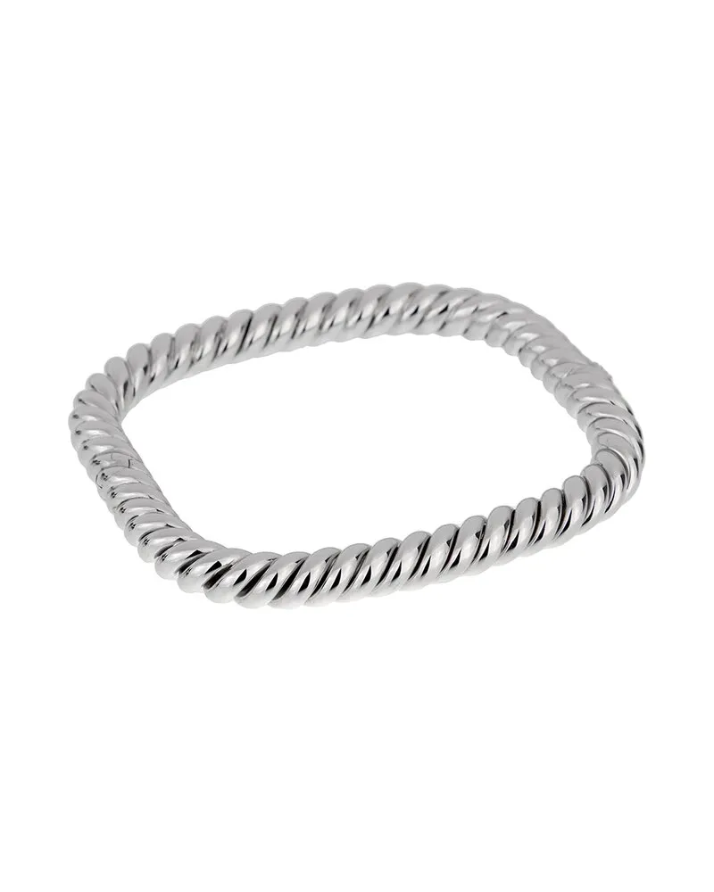 Van Cleef & Arpels 18K Braided Bangle Bracelet (Authentic Pre-Loved Nocolor
