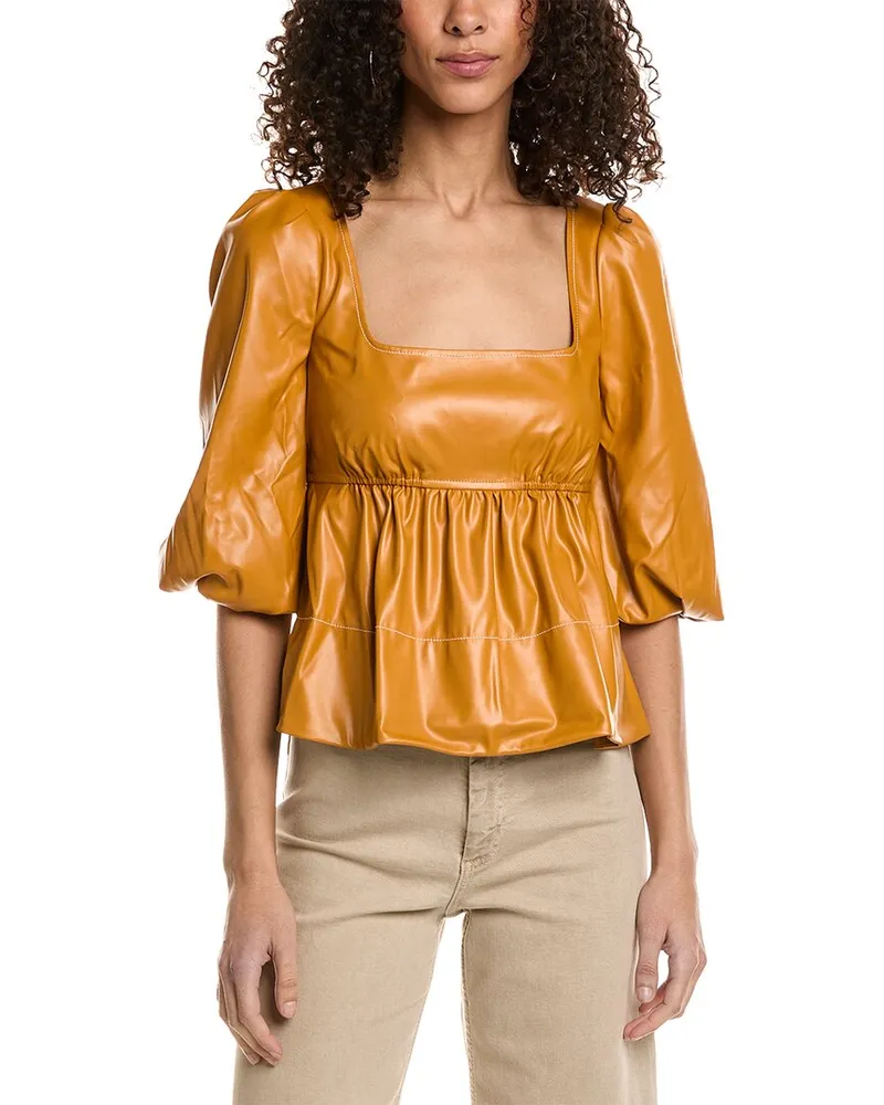 STAUD Sophie Top Yellow