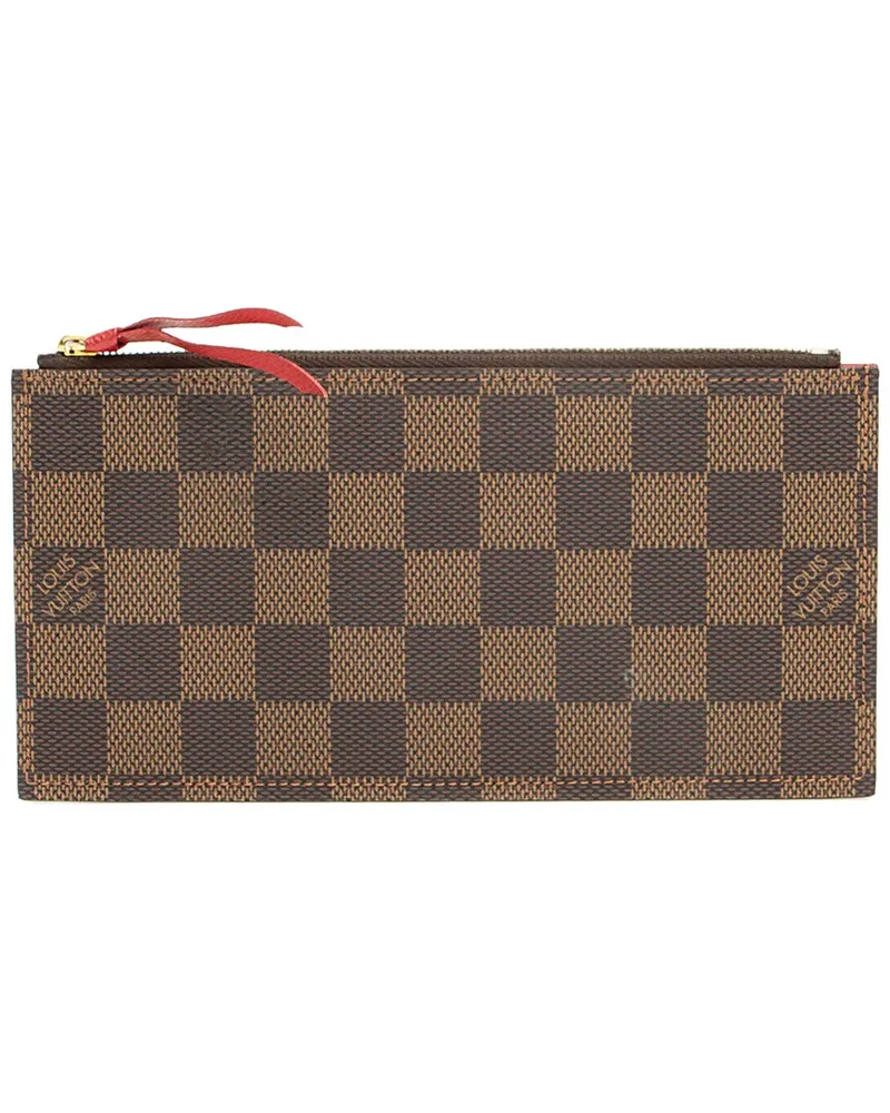 Louis Vuitton Brown Damier Ebene Felicie Insert (Authentic Pre-Loved Nocolor