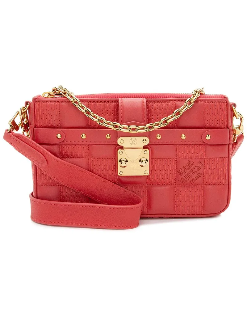 Louis Vuitton Red Damier Quilt Troca Pochette (Authentic Pre-Loved Nocolor