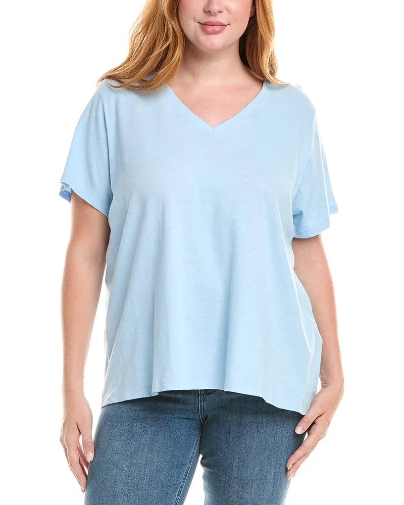 Eileen Fisher V-Neck T-Shirt Nocolor