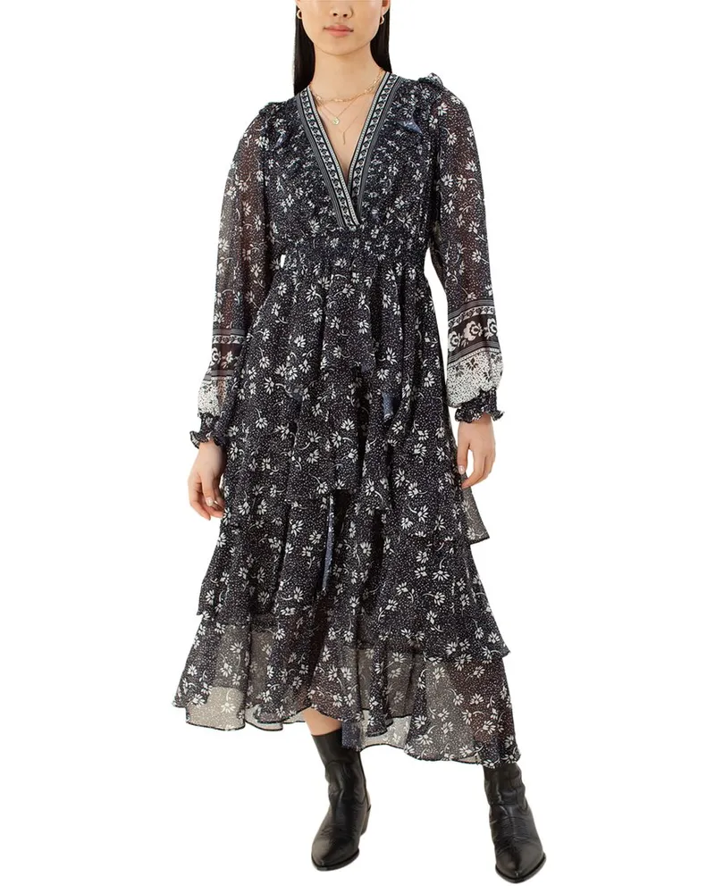 Hale Bob Midi Dress Black