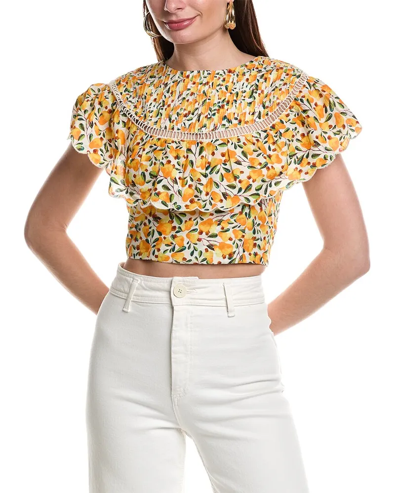FARM Rio Cashew Top Yellow