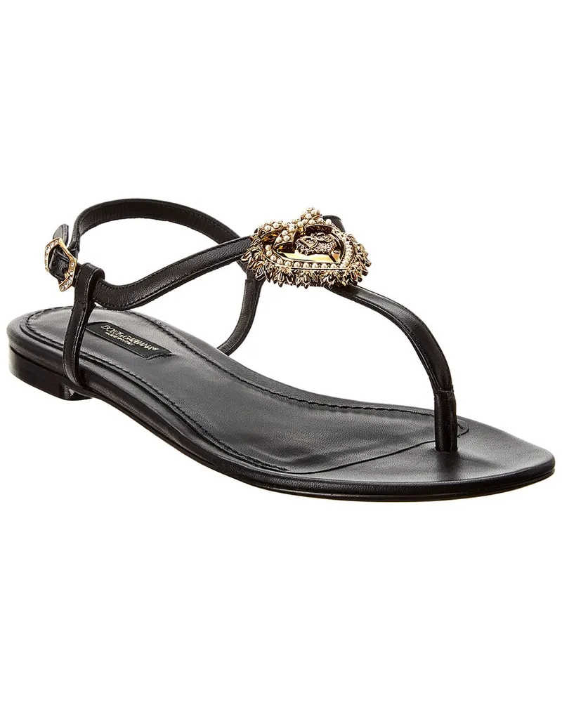 Dolce & Gabbana DG Leather Sandal Nocolor