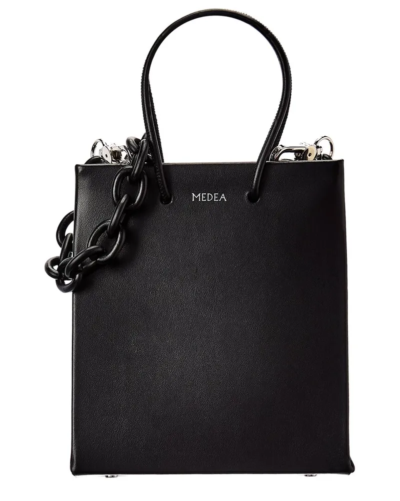 MEDEA Leather Tote Black