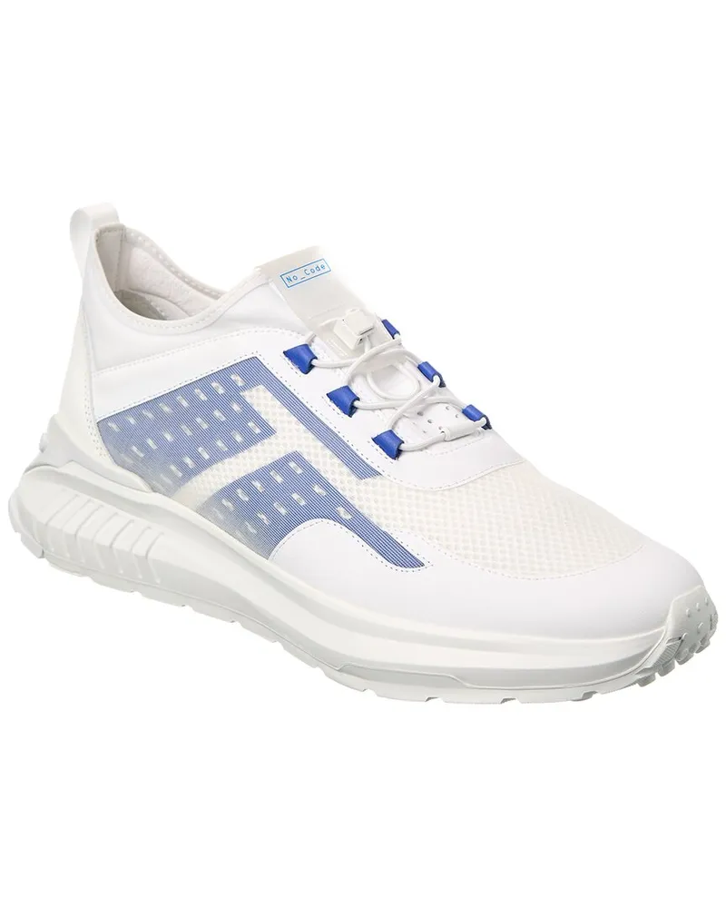 TOD'S TOD’s Allacciata Rete Running No_Code Mesh & Leather Sneaker White