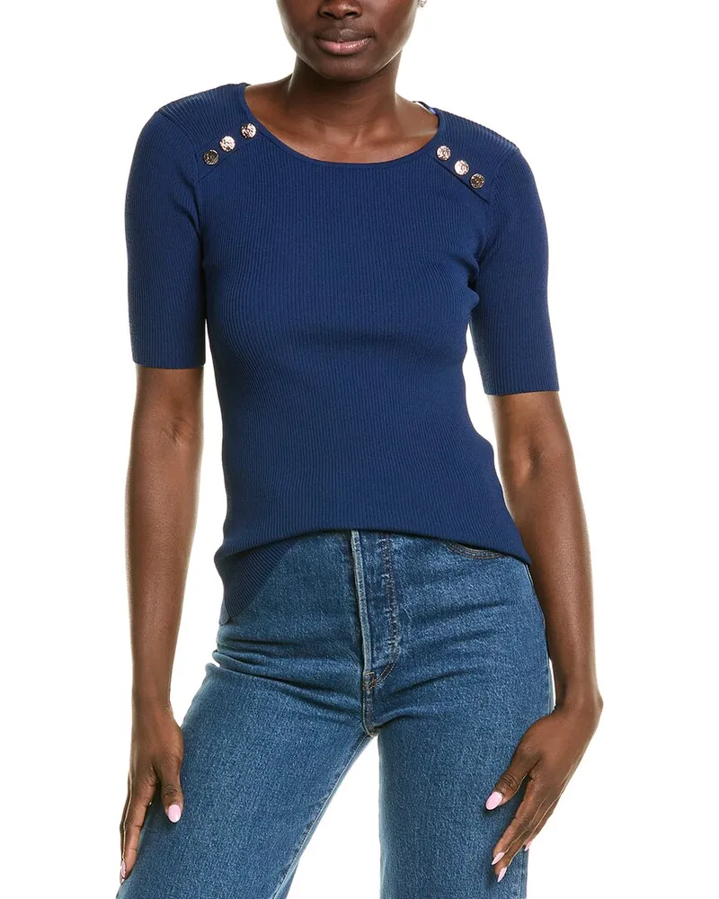 Elie Tahari Gemma Sweater Blue