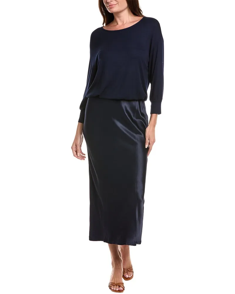 Michael Stars Nadia 2-In-1 Maxi Dress Blue