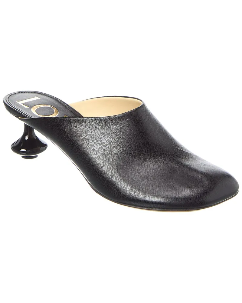 Loewe Toy Leather Mule Black