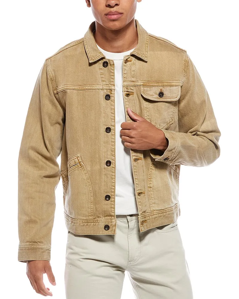 Todd Snyder + Champion Selvedge Denim Jacket Brown