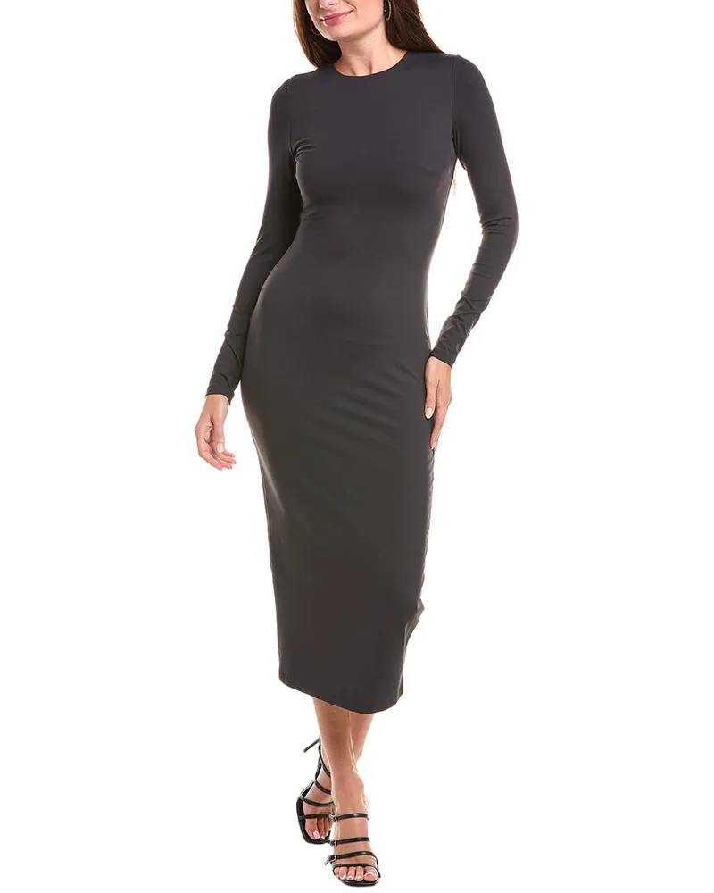 Susana Monaco Stretch Midi Dress Black